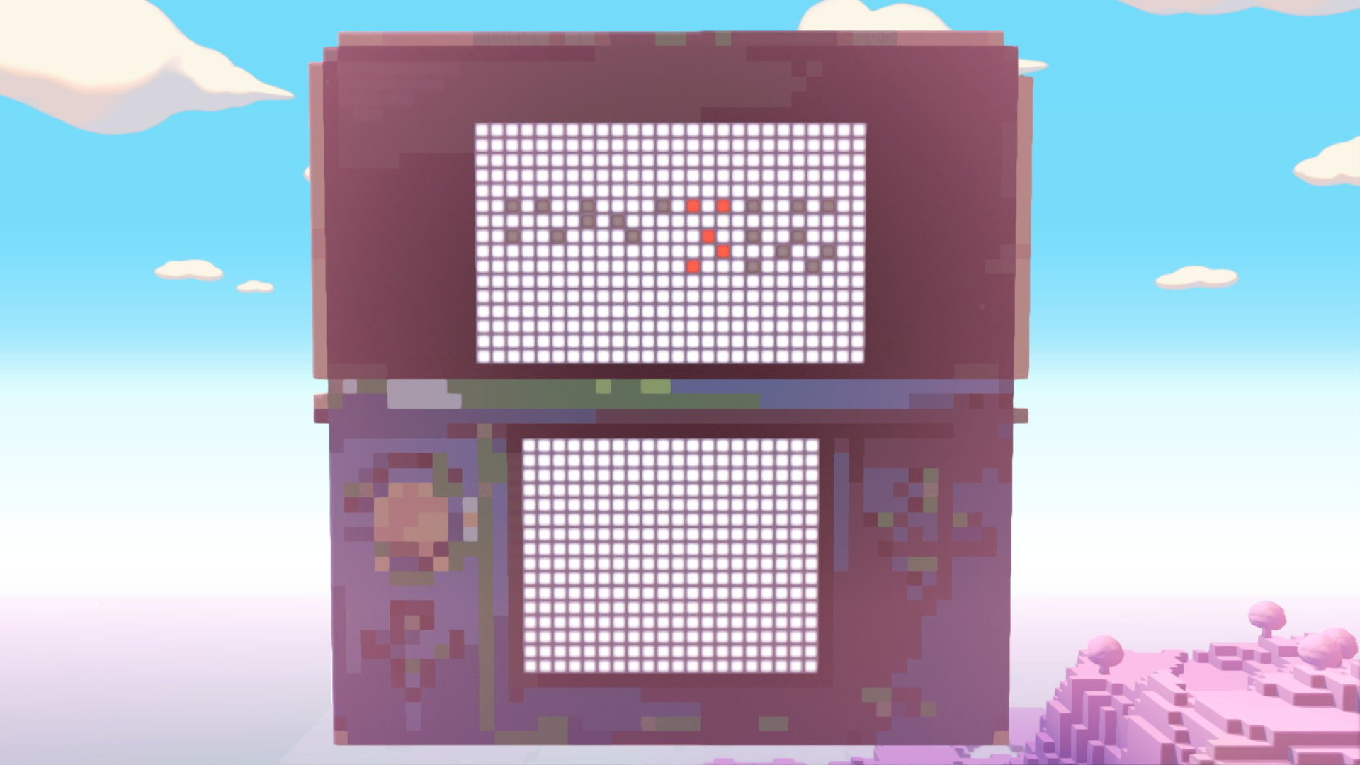 ニンテンドー3DS:ぽこあポケモンで作成したニンテンドー3DSのドットアート