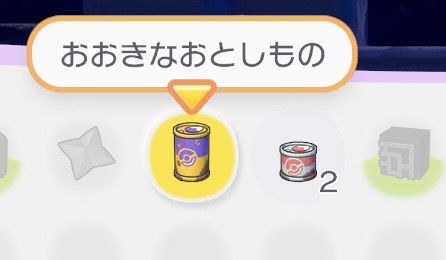 おとしもの:ぽこあポケモンの中で手に入れられるアイテム